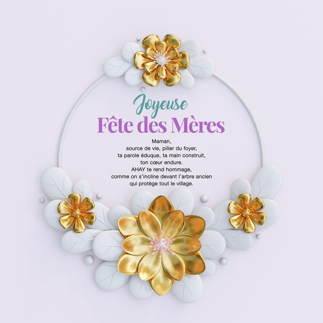 Bonne fête des mères!